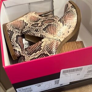 Vince Camuto Gigietta Spiced Snake Bootie